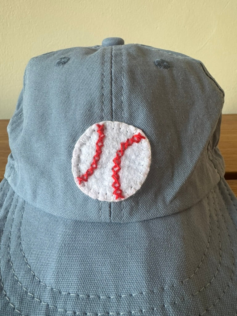 Handmade Custom Sports Baby Baseball Hat with Adjustable Strap