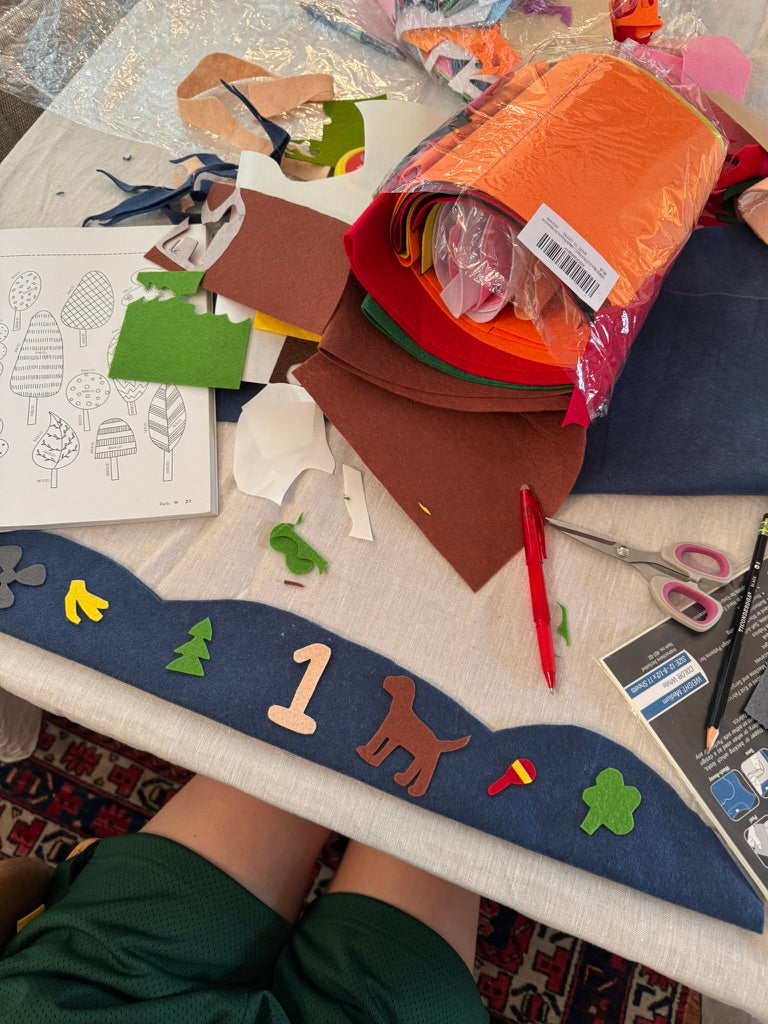 Build your own "favorite things" birthday crown kit