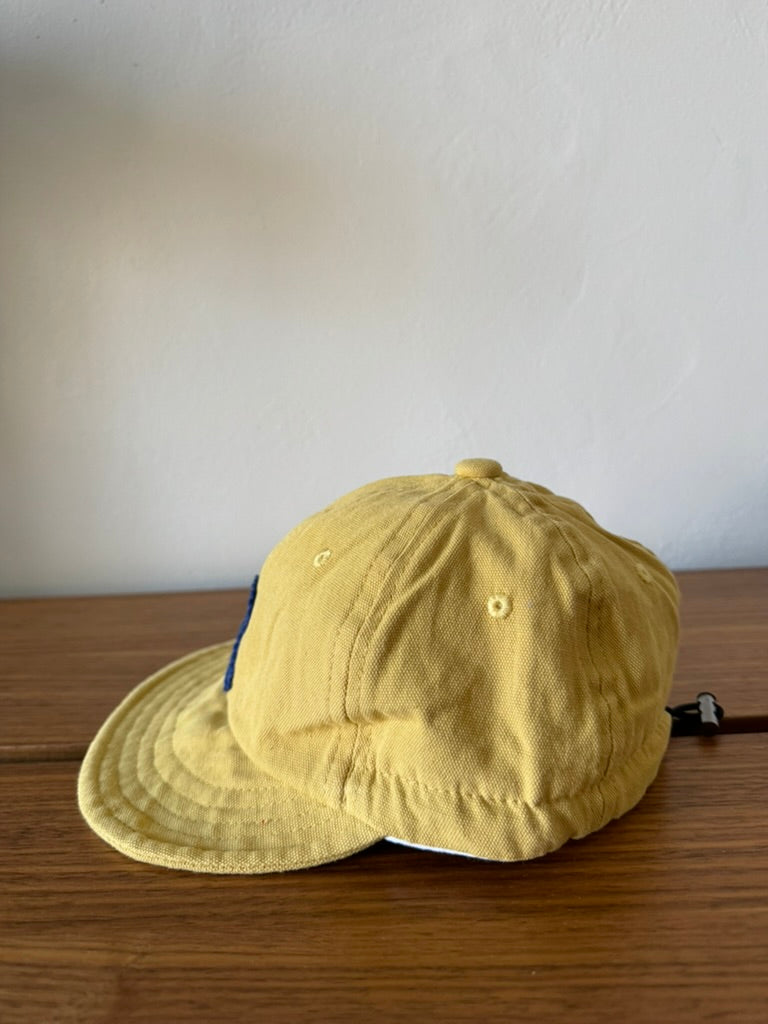 Yellow Baby Baseball Hat with Custom Letter