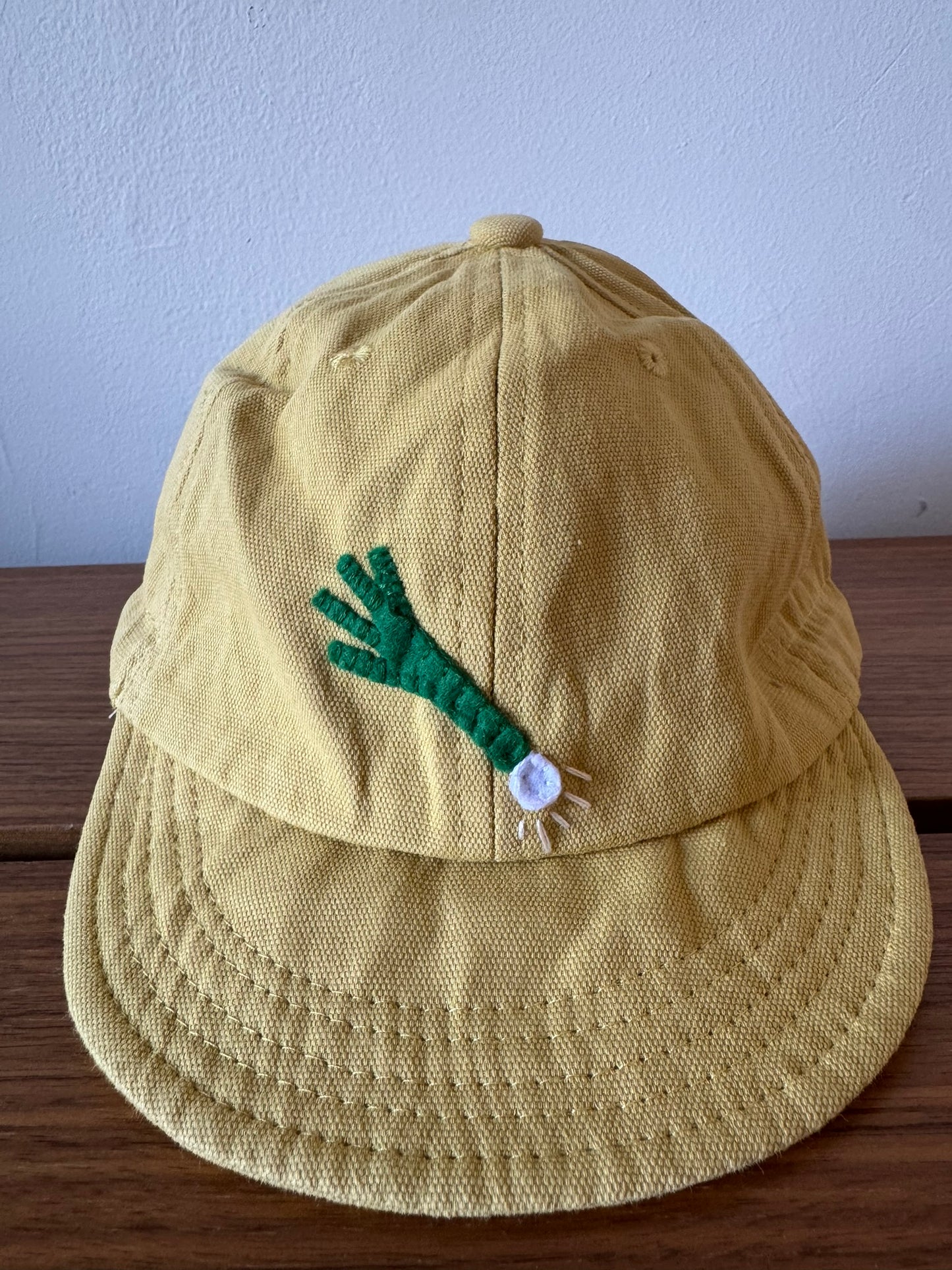 Handmade "Leek" Baseball Hat for Baby