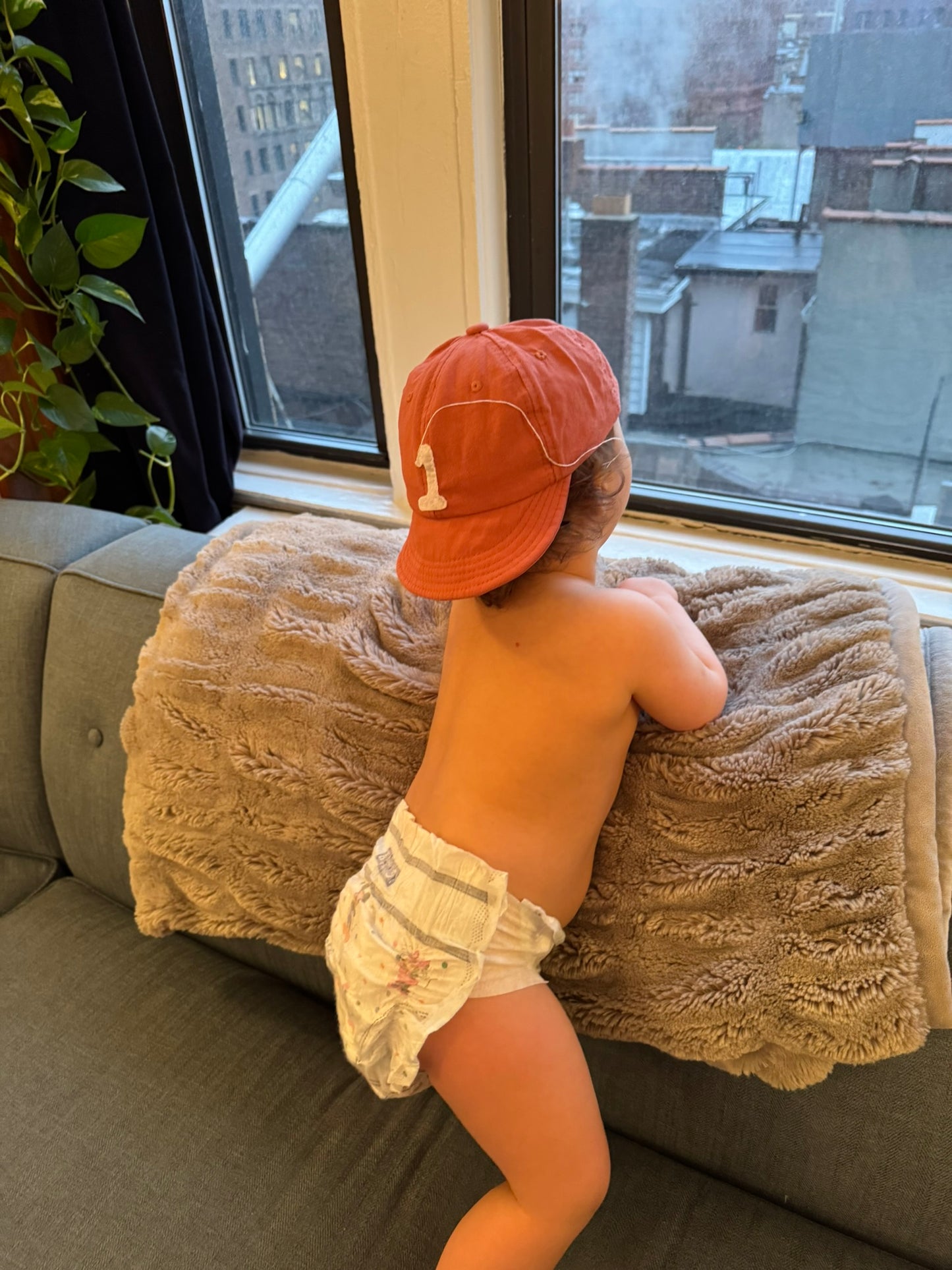 Birthday Baby Baseball Hat with Adjustable Strap