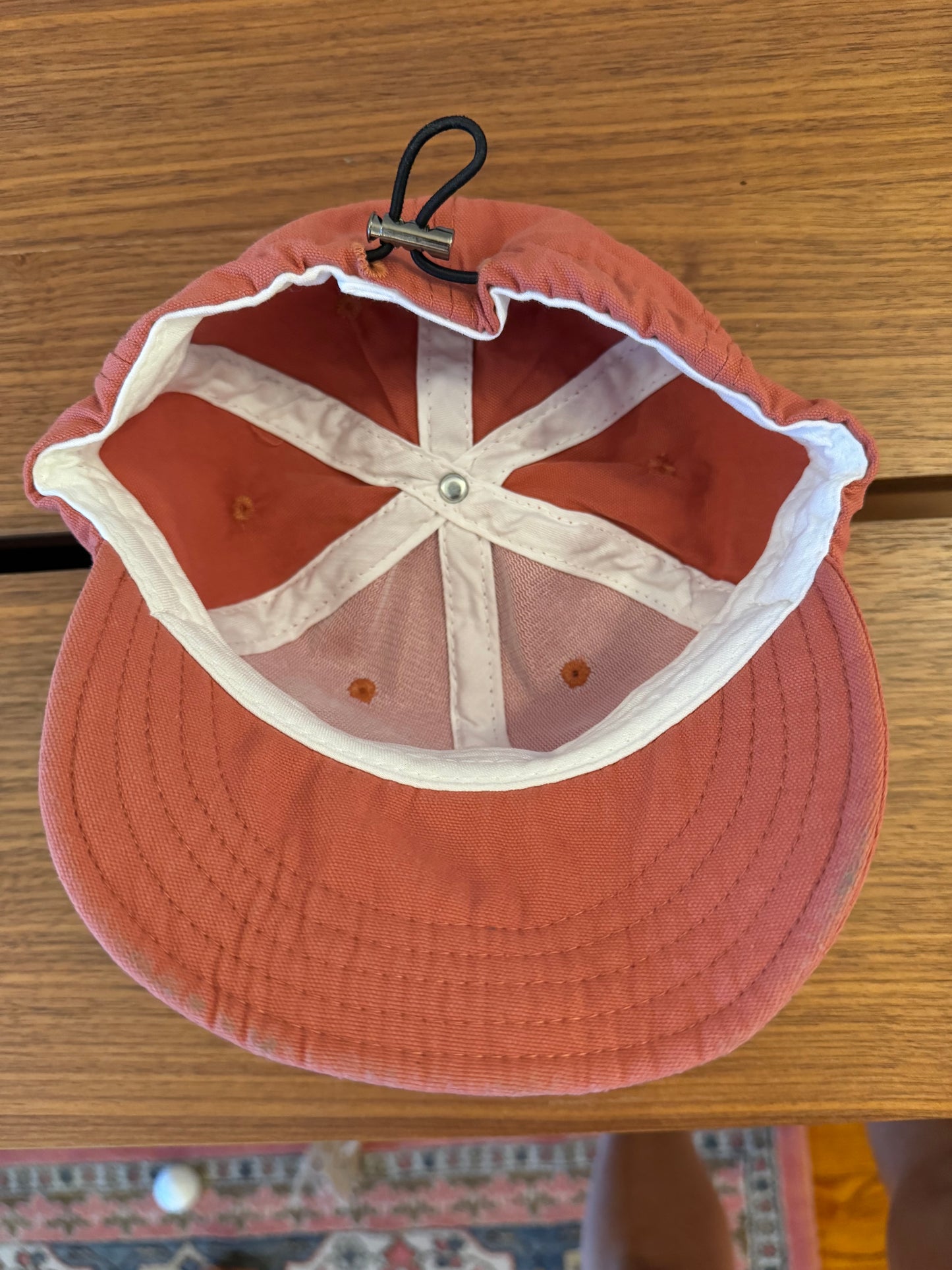 Red Baby Baseball Hat with Custom Letter