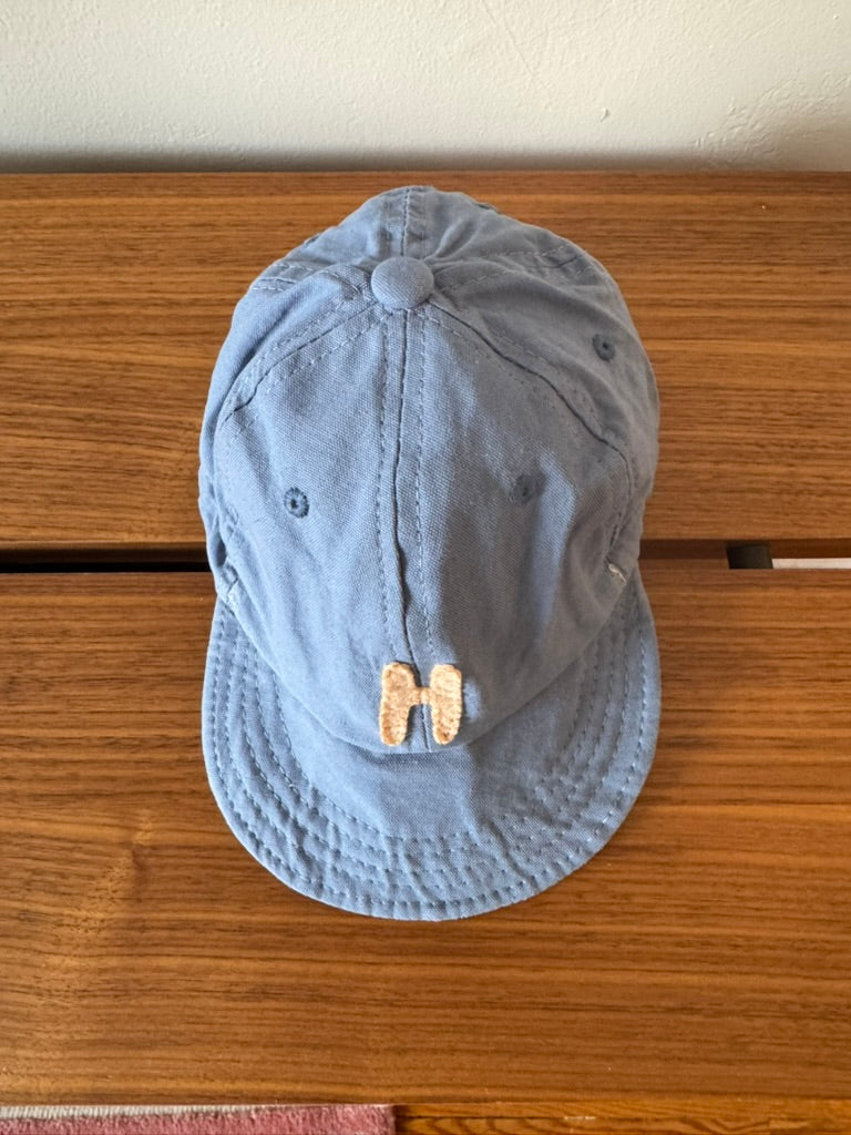 Blue Baby Baseball Hat with Custom Letter