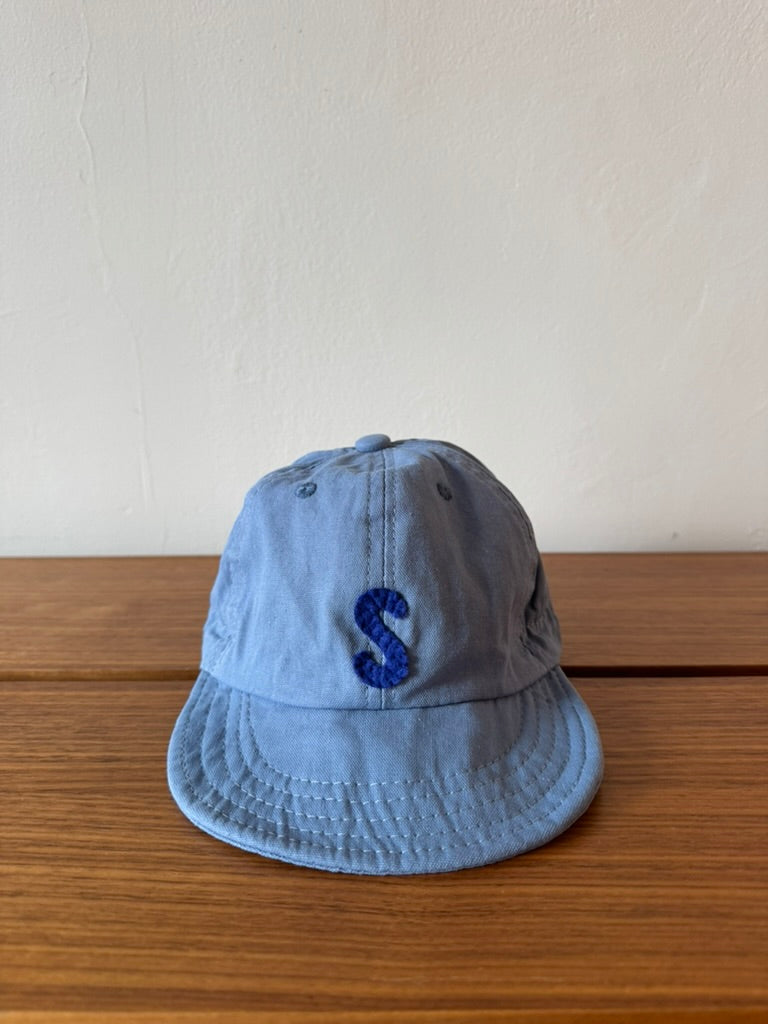 Blue Baby Baseball Hat with Custom Letter