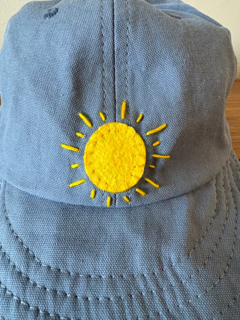 Handmade "Sun" Baseball Hat for Baby