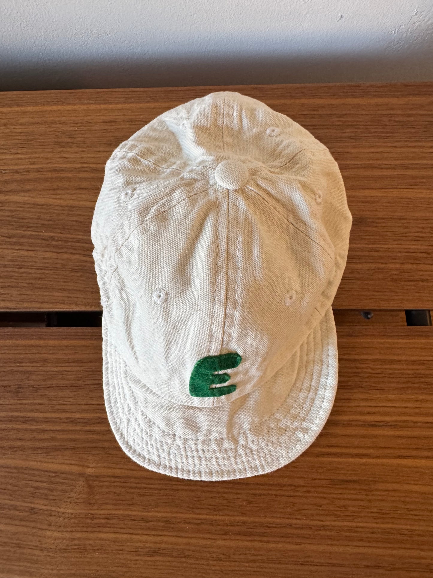 Tan Baby Baseball Hat with Custom Letter