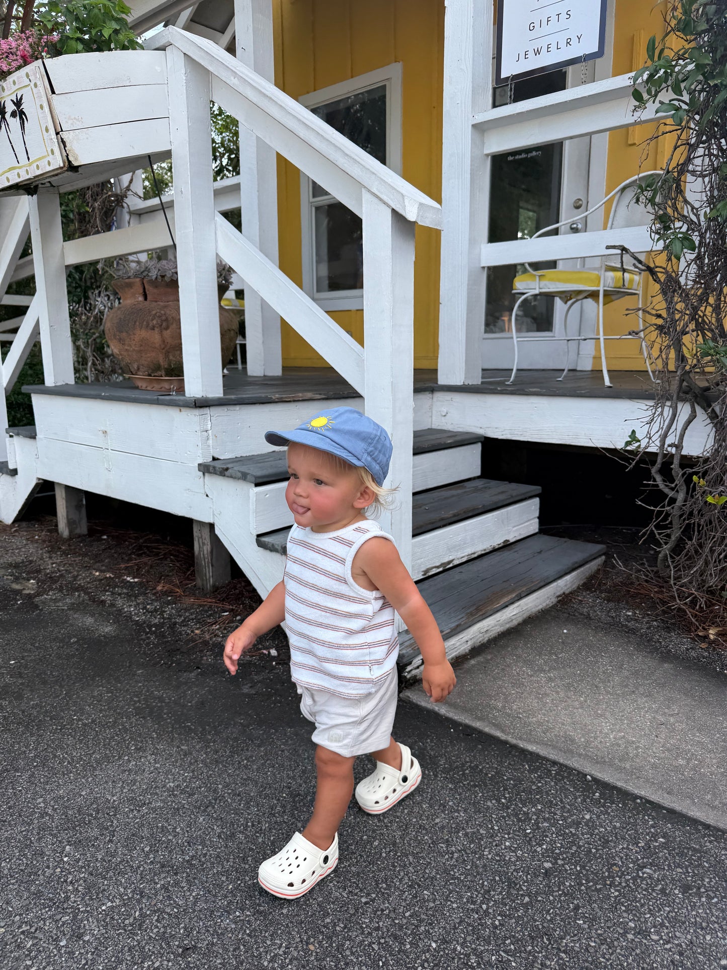 Handmade "Sun" Baseball Hat for Baby