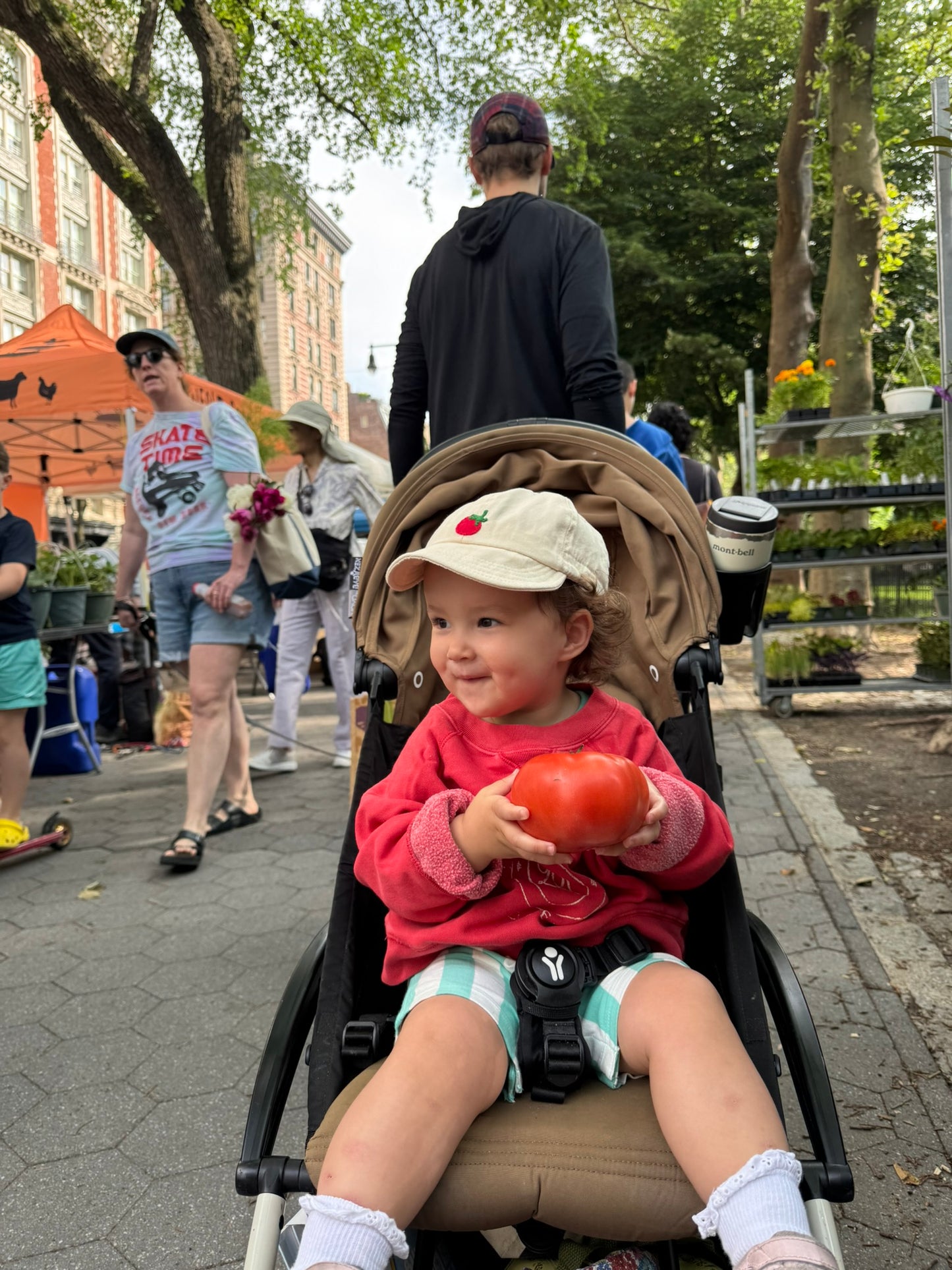 Handmade "Tomato" Baseball Hat for Baby