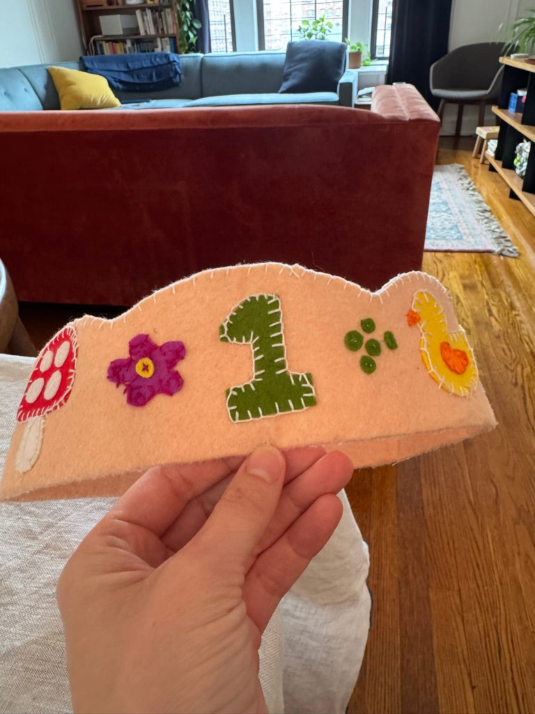 Build your own "favorite things" birthday crown kit