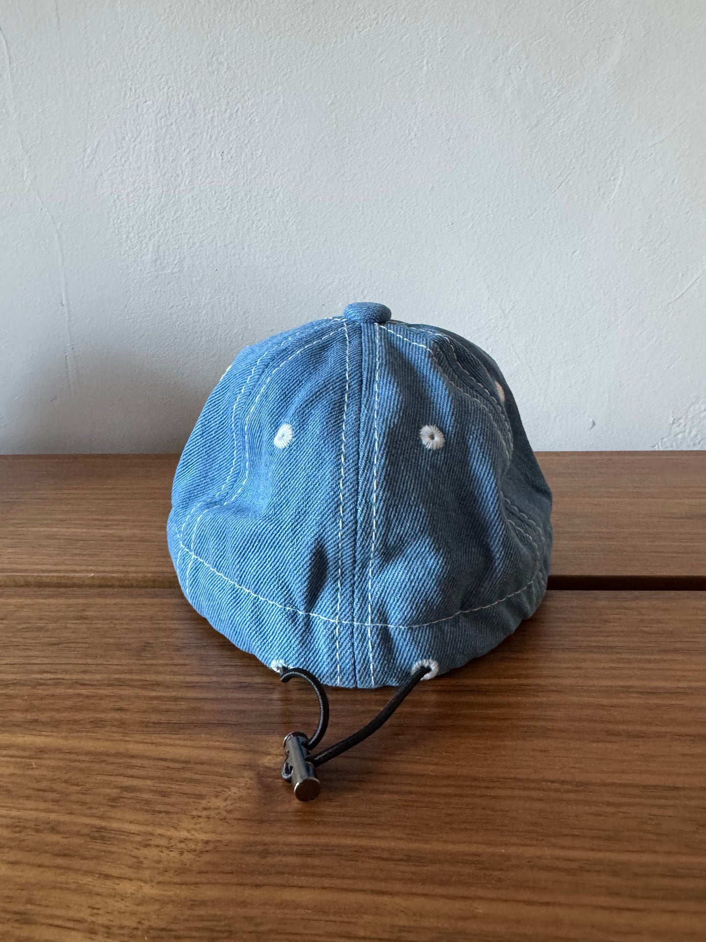 Light Denim Baby Baseball Hat with Custom Letter